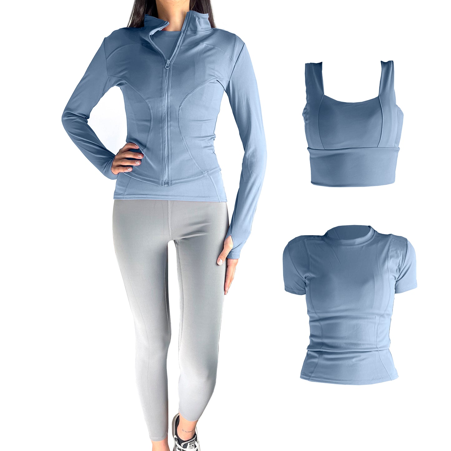 Conjunto Deportivo 4 Piezas Fitness Yoga